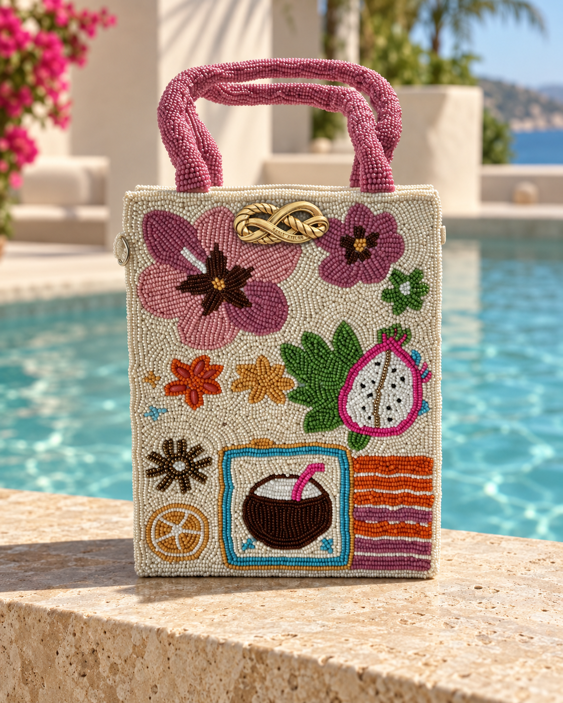 The Pink Tropics Mini Tote - alternate view