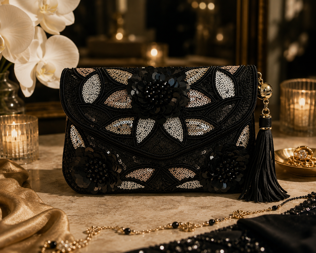 Midnight Elegance Clutch