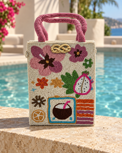 The Pink Tropics Mini Tote - alternate view