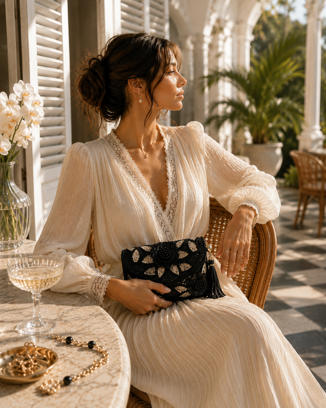 Midnight Elegance Clutch