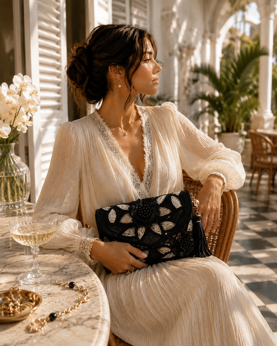 Midnight Elegance Clutch
