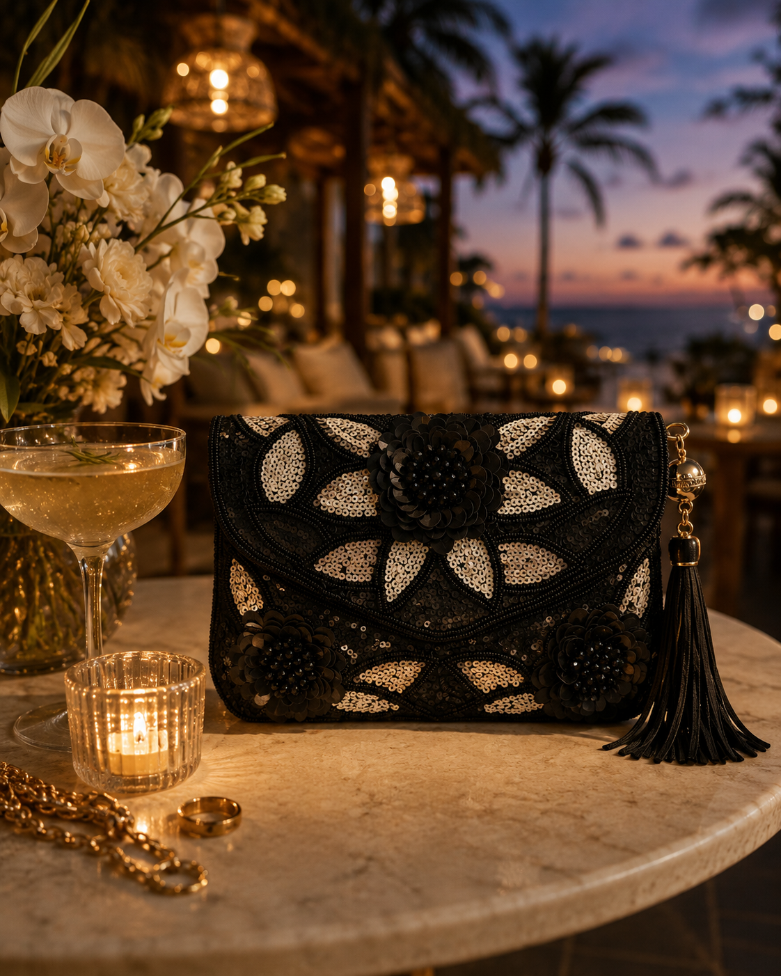 Midnight Elegance Clutch